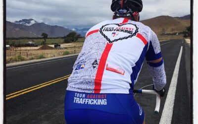 Climbing in the Sierras on the Tour Against Trafficking. #endHT #touragainsttrafficking