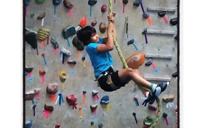 Climb like a girl! Photo by Grandma. #climblikeagirl #socal #dadlife