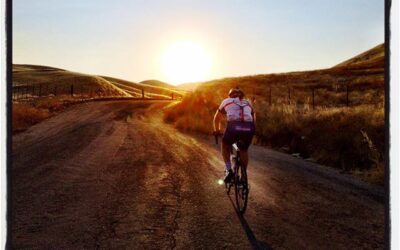 Climbing in to the sunrise on Breckenridge. Thanks for the image @gsenns! #touragainsttrafficking #mile3 #ridewithpanache #socal #breckenridge