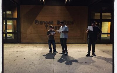 All the world is a stage. Rehearsal outside the Dore Theater on the CSUB campus. #introtonfilm #teachinglife