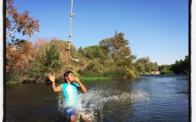 Really proud today. Someone over their fear and enjoyed the rope swing at the mighty Kern River. Laughter knows no language barriers, today everyone had to overcome their fears. Out mutual humanity united in water fun. #socal #humanity #lovelovelove