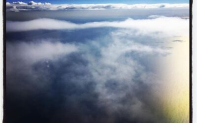 Clouds and Lake Michigan. #iphoneography #theiphonephotographer