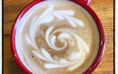 Rachel w/ the perfect pour @Dagny's this morning. #foodporn #coffeejones #javalife