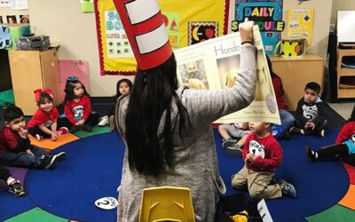 Happy Birthday Dr. Seuss! It is Read Across America Day, at Edison Preschool in Bakersfield. #ShareAStory #liveunited