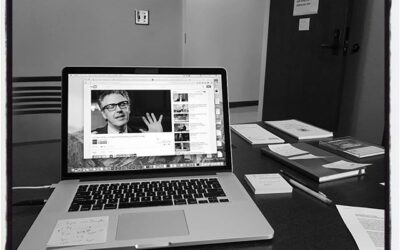 Prepping for JOUR Multimedia Storytelling w/ Ira Glass. #olemiss #meekschoolofjournalismandnewmedia #proflife