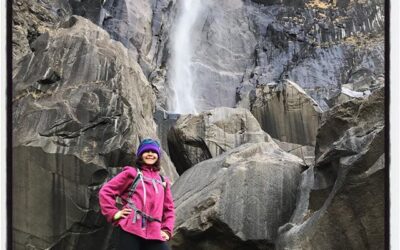 Scrambling at Bridal Veil Falls. Yosemite Valley. #dadlife