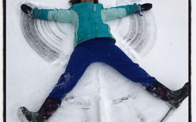 When life hands you snow make snow angels! #dadlife