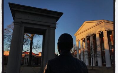 James Meredith strides between the library and the Lyceum on the University of Mississippi. #meekjournalism #meekjourno #firstweekback