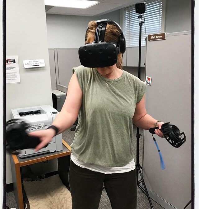 VR mobile lab at the Meek School of Journalism and New Media. #meekjournalism #meekjourno