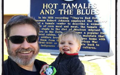 Father/son delta blues pilgrimage. #dadlife #hottamales #deltablues