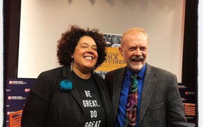 Proud to call this remarkable photojournalist and filmmaker @pixlady colleague. Seen here with Jerry Mitchell,  from the Clarion Ledger at the screening of ‘Measure of Progress: The Clyde Kennard Story’ Kudos to Bobby Steele and @jiho7on for working on the film as well. #meekjournalism #meekjourno #iphoneography