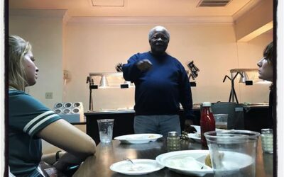 Students in the Lens Collective listen to Charles McLaurin tell his story. You haven’t heard the power and the hate behind the N-word until you hear a first-person account of the Civil Rights Movement in the Mississippi Delta. Thank you for sharing your story. .#lenscollective18 https://www.lenscollective.org