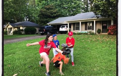 Playing catch. #dadlife