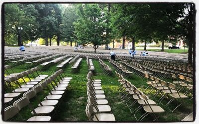 Getting the Grove ready for graduation. #meekjourno #iphoneography