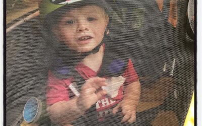 Someone’s first bike trailer ride. #dadlife