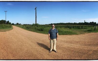 Standing at the blues crossroads in the Mississippi Delta. #deltacenter18 #meekjourno