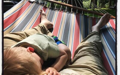 Nap time post travel in York, ME. #dadlife