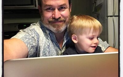 I had a little help editing today. #dadlife