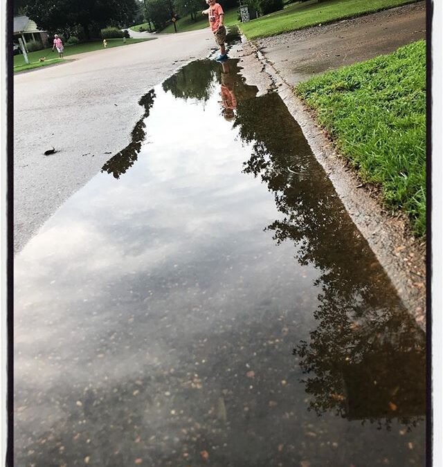 Puddle games. #dadlife