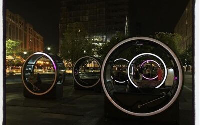 Kinetic sculpture, DC at night 3. #aejmc18 #meekjourno