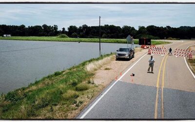 Drone self portrait on assignment. #mississippijourno #umjourimc