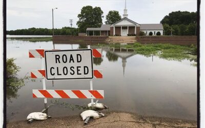 Road closed in the southern end of the Delta. #mississippijourno #umjourimc