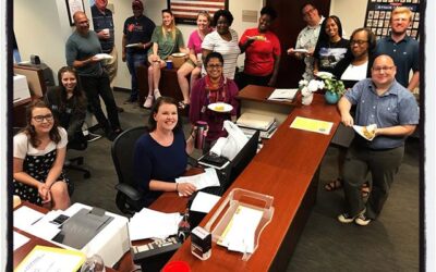 Farley Hall summer lunch club. #mississippijourno #umjourimc