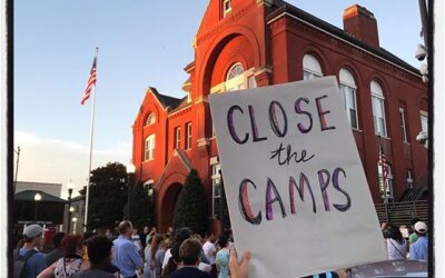 Don’t let the sun set in our democracy. Lights for Liberty March in Oxford, MS. @senatorwicker#DontLookAway#Lights4Liberty #EndUSConcentrationCamps#rogerwicker