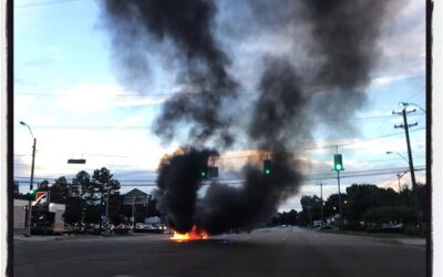 Memphis car fire. #mississippijourno