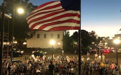 There are times that patriotism can obscure justice. The Lights for Liberty March moment of silence in Oxford, MS on a warm Friday night. @senatorwicker#DontLookAway#Lights4Liberty #EndUSConcentrationCamps#rogerwicker