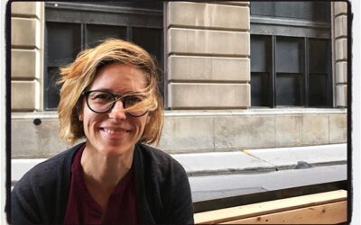 Colleague Vanessa Gregory on a windy side street in Toronto. #mississippijourno #aejmc19