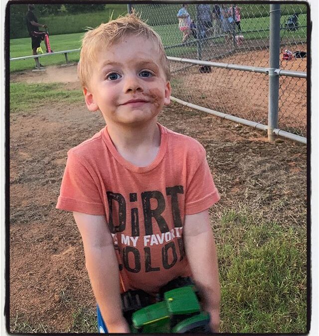 My favorite color is dirt! #dadlife