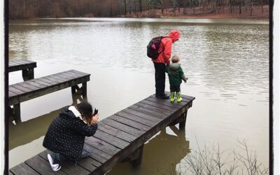 The photographer in the family herd at work framing an image. #mississippijourno