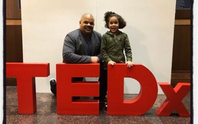 Don Guillory and his daughter, post TEDx talk. He rocked it. #mississippijourno #umjourimc