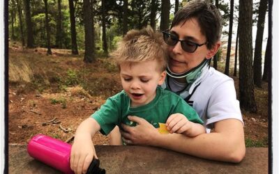 Fun in the woods! #dadlife #mississippijourno #postcardsfromcovid19