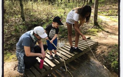 Family ‘fishing’ with sticks today. #mississippijourno #postcardsfromcovid19