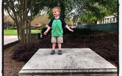 We found a new statue on campus today ;) #dadlife #mississippijourno #postcardsfromcovid19