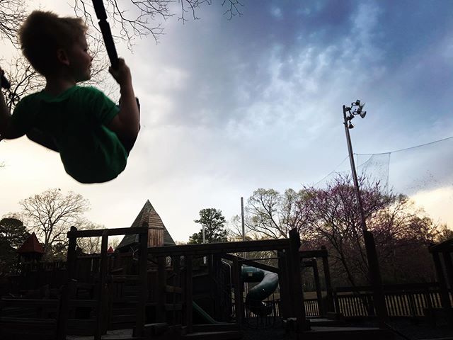 Surveying an empty playground. #mississippijourno #postcardsfromcovid19
